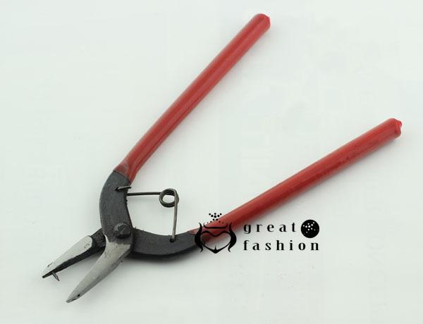 Wholesale-16CM (1mm hole ) Cloth Punching DIY Jewelry hand tools Accessories Mini Pliers Fit Bead Crafts Making Tools Free Shipping!