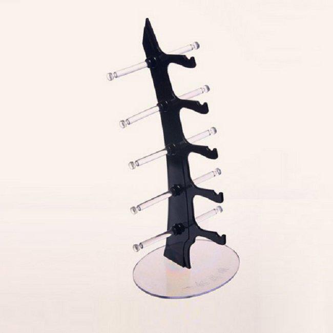 1pc/lot Black Portable 5 pairs Sunglasses Showing Rack Holder Frame Display Stand DP670436