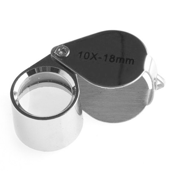 Magnifier 20x 10x foldable eye loupe stamp portable coins Jewelry Loupe