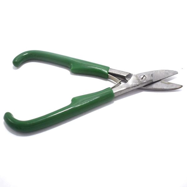 Jewelry Plier Straight Nose Green Handle Cutters 7'' for Electricians Jewellers Craft & Hobby Tool