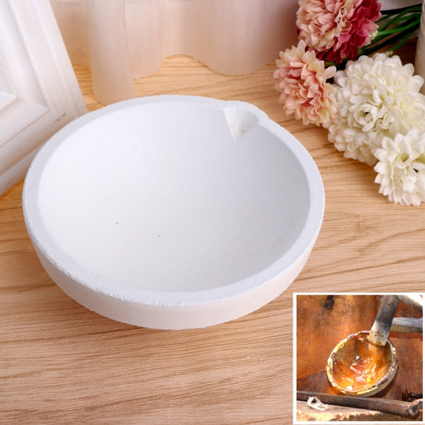 100 250 500 750 1000 1500 Grams Quartz Bowl Jewelry Equipment Crucible For Melting Gold Silver Platinum