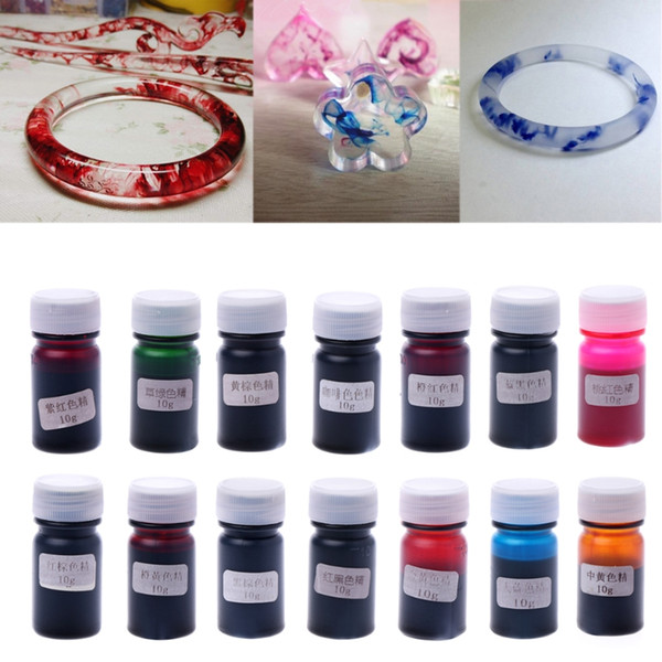 Liquid Silicone Resin Pigment Dye For DIY Making Crafts Jewelry Accessories 10g