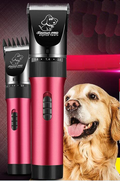 Professional Grooming Electric Rechargeable double head P6 Pet Dog Cat Animal Hair Trimmer Clipper Shaver Razor Set Cutting Machine