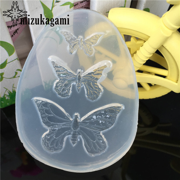 1pcs UV Resin Jewelry Liquid Silicone Animal Butterfly Resin Charms s For DIY Intersperse Decorate Making s