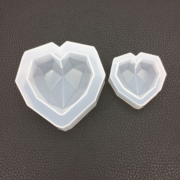 New Diamond Heart Shaped Silicone Jewelry Handcraft Epoxy Tools for Making Jewelry Accessories