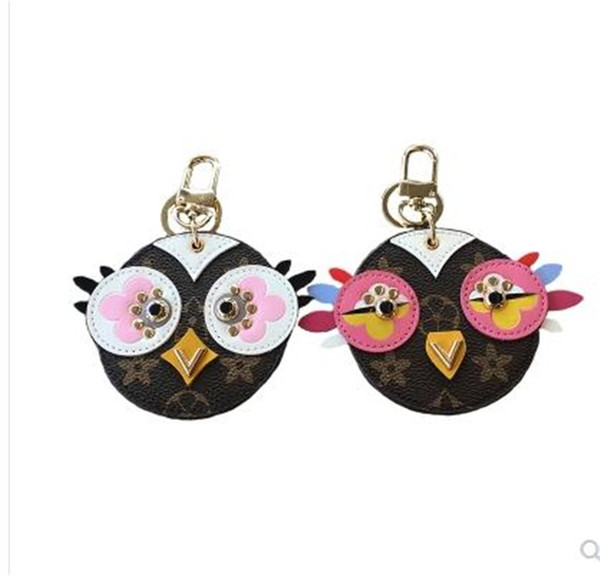 2018 latest design brand fashion cute rooster graphic fashion key ring creative zero wallet hanging decorations