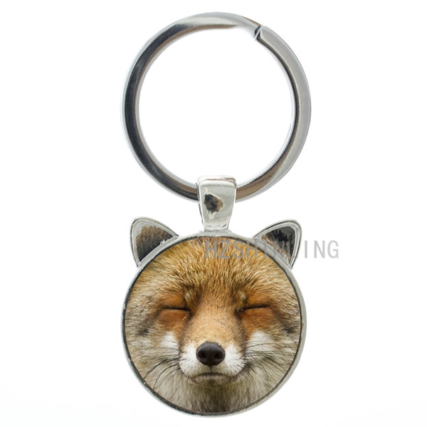 TAFREE 2019 New Content Fox Keychain Cute Fox Animal Key Chain Ring Holder Fashion Keyring Lovely Men Women Gifts Jewelry CN725