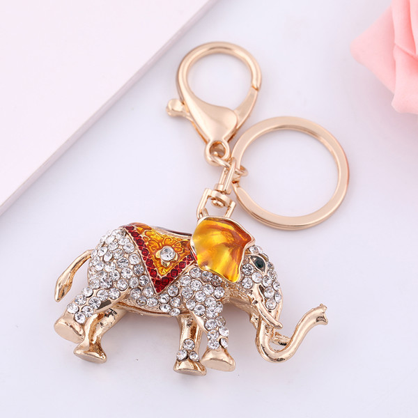 Lemegeton Wholesale Retail Fashion Newest Hotselling Dropshipping New Fashion Thailand Elephant Key Chain Keychains For Gift