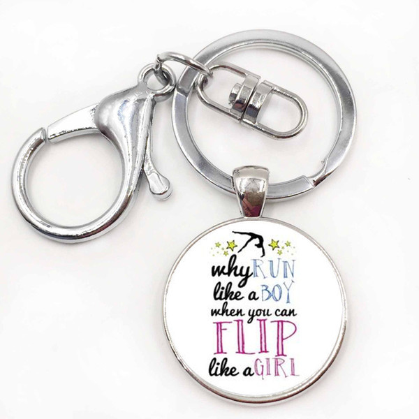 new women ballerina jewelry though she be but little she is fierce keychain shakespeare dance girl key chain holder