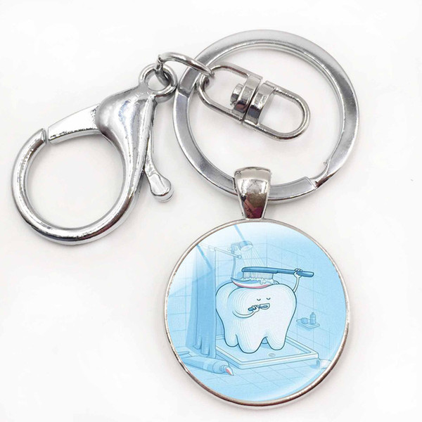 Quite Root on That Tooth pendant keychain for Key Love Your jewelry Handmade key chains Fashion Jewelry