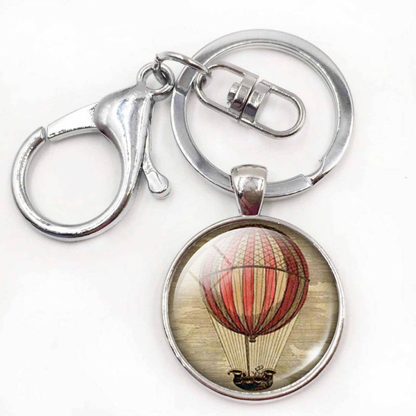 HandmadeDIY Hot Air Balloon Jewelry Keychains Fashion accessories Hot Air Balloon Pendant Christmas Gift