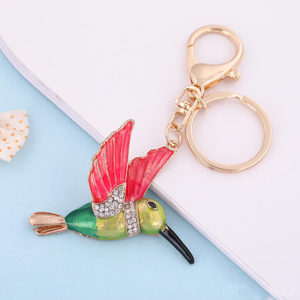 New Wholesale Newest Hotselling Dropshipping Fashionable Retail Fashion Alloy Material Animal Bird Shaped Key Holder Keychain