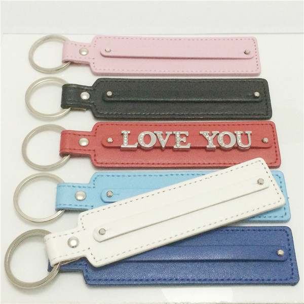 Wholesale 20PCS/Lot 8MM DIY Car Keychains Personalized Key Rings Key Chains Fit 8MM DIY Slide Letters,Numbers or Charms KC02-1