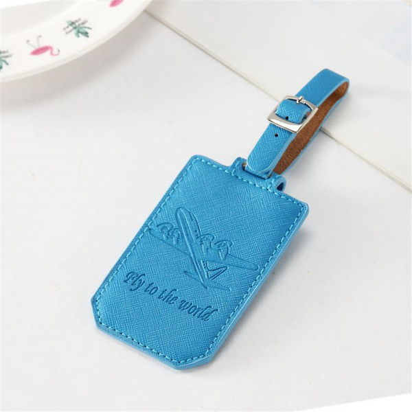 Zoukane Airplane Suitcase Leather Luggage Tag Label Bag Pendant Handbag Travel Accessories Name ID Address Tags Hot Sale LT09