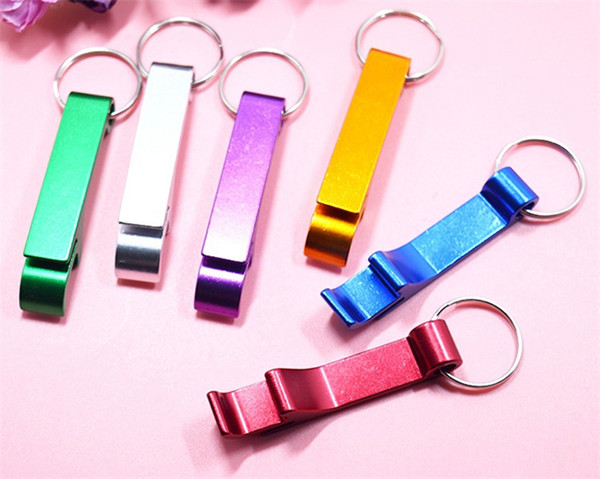 Fashion Mini Creative Opener Key Chain Multi Function Tool Keychain Bottle Opener Keychains Birthday Party Gift KeyringWholesale