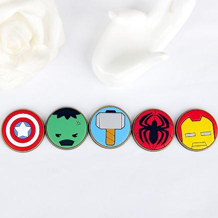 New Superhero Avengers League PVC Flatback Craft Accessories Decor Embellishment DIY Making Charms T-11