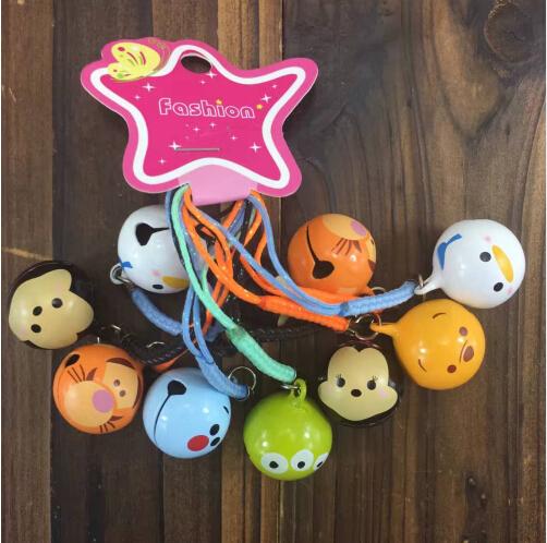 Hot Sale! 50 pcs/set Cartoon Tsum Friend Pendant DIY Key Chain Key Ring L--9