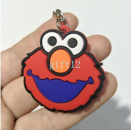 New Sesame Street double-sided mixed PVC rubber key chain pendant gift pendant key ring collection gift L-56