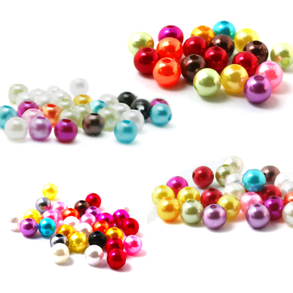 1000pcs 4mm 15 color, ABS Imitation Pearls Beads, Making jewelry diy beads, Jewelry Handmade necklace