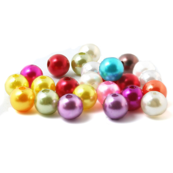 480pcs 6mm 15 color, ABS Imitation Pearls Beads, Making jewelry diy beads, Jewelry Handmade necklace