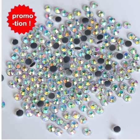 Super Big Promotion 1440pcs ss16 DMC Crystal AB Iron On Hot Fix Rhinestone Clear AB Hotfix Stones for Wedding Dress Shoes Y3842