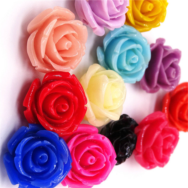 200pcs 6mm Mixed colors flower carved coral Beads FOR BRACELET NECKLACE earring jewelry