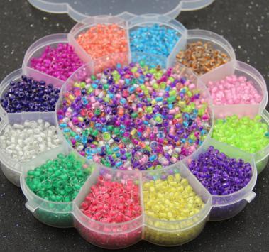 P1 BMA018 Mixed Kids Beads with Box Hot DIY Bracelet Plastic Acrylic Bead Kit Accessories Girl Toys, Beads for Children BMA018