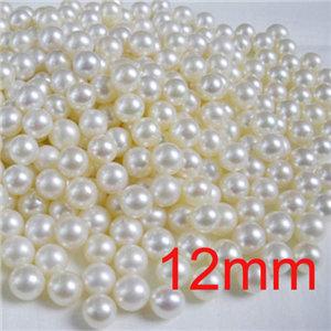 DIY 12mm Pearl Beads Bracelets Necklaces Crafts Hand Making Ball Loose Spacer Charms Plastic White Round Wholesales Jewelry Findings 500pcs