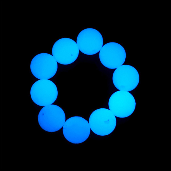 Glow In The Dark BLUE Luminous Beads 8mm 10mm 12mm 15mm 18mm Finding Beauty Special Gift