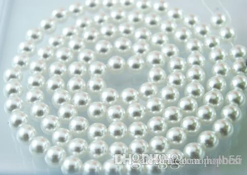 New 1000PCS/lot white 8mm Imitation pearls Loose bead white Acrylic Pearl Beads DIY Resin hot Spacer for Jewelry F294w k23