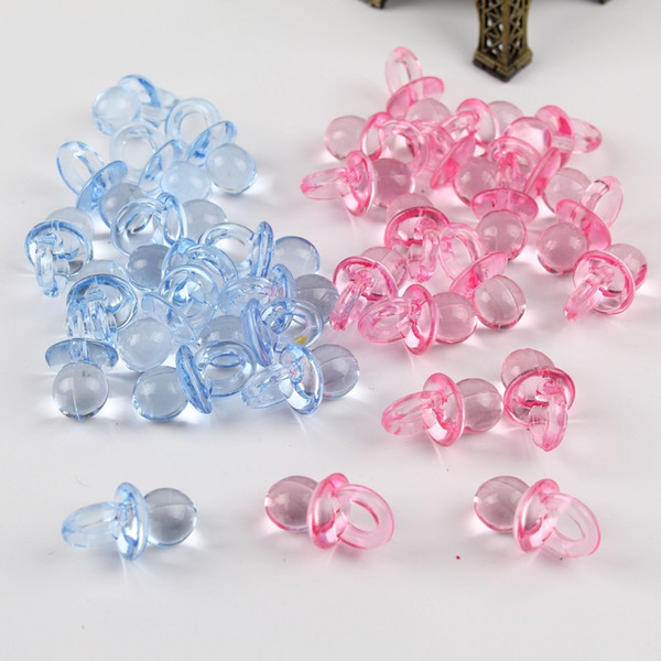 50PCS Mini Plastic Pacifiers Nipple Beads Acrylic Loose Beads DIY Making Toy Cake Decoration Ewelry Accessories Cheap Wholesale DHL