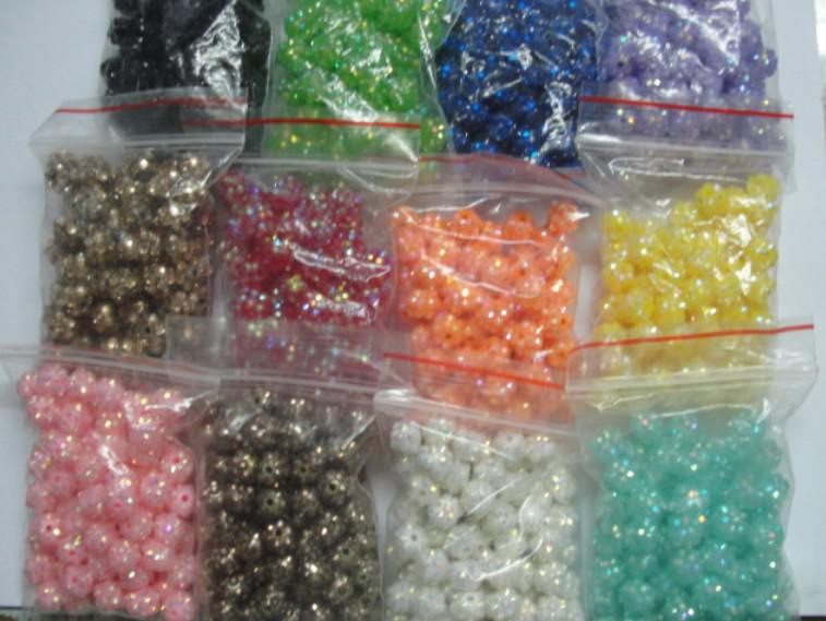 100pcs Resin Beads 10*10mm Free Shipping Resin Disco balls