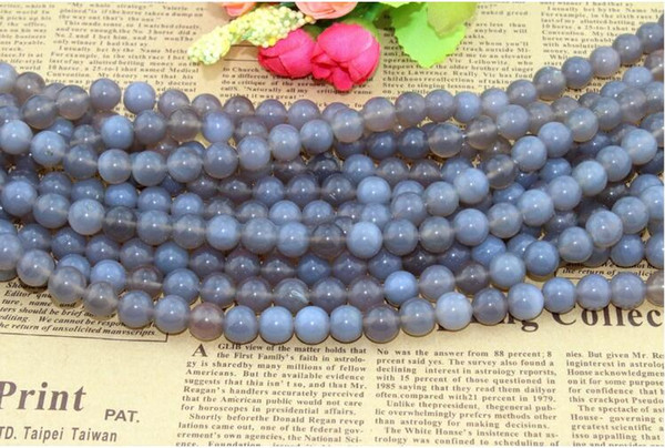 Hot gray Grey scattered agate beads 8mm Natural stone loose beads beaded DIY jewelry accessories fit necklace bracelet material nice bead