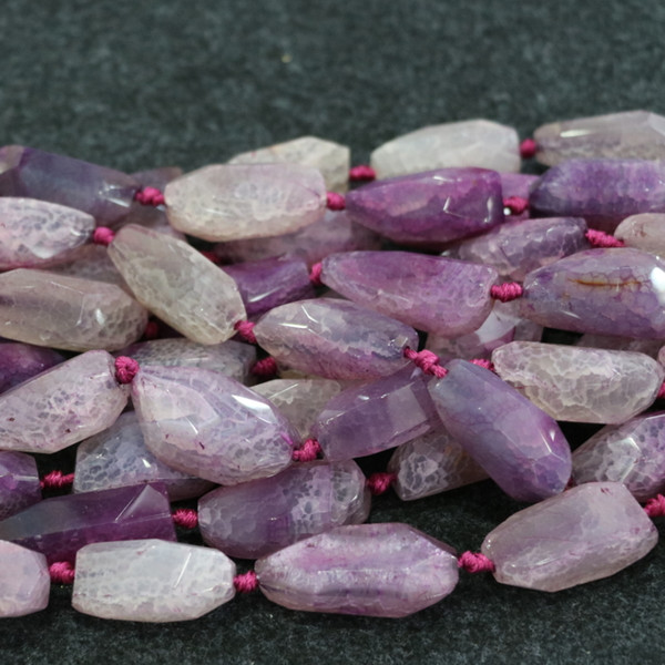 8pcs Amethyst Druzy Agate Gemstone Beads, Natural Column Drusy Druzy Agate Necklace Pendant Connector Jewelry Make Cheap Wholesale Price