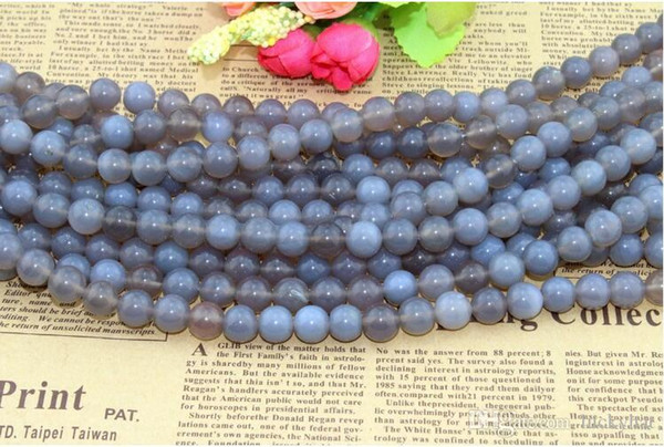 Hot gray Grey scattered agate beads 8mm Natural stone loose beads beaded DIY jewelry accessories fit necklace bracelet material nice bead