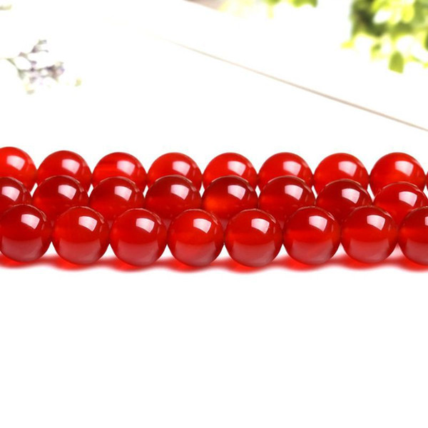 Natural Red Agate Factory Price Round Loose Beads AAA Quality 16