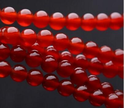 Red agate DIY bracelet necklace string beads, beads diameter 2mm-16mm