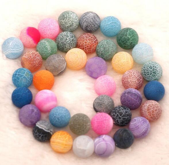 8mm Round Natrual Agate Beads gemstone Loose Beads For Bracelet Jewelry Making more colors for choice