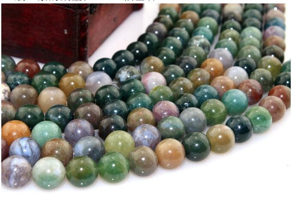 Hot sale new arrival 8mm india agate beads Natural stone loose beads beaded DIY jewelry accessories fit necklace bracelet material nice bead