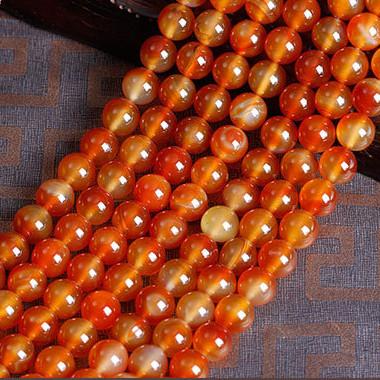 2018 New Natural Onyx Scattered beads Onyx beads Semi-finished products wholesale DIY accessories with beads AB red color