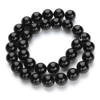 XINYAO Natural Stone Black Beads Onyx Round Loose Beads 40cm Strand 2 3 4 6 8 10 12 14 16 18mm For Jewelry Making Findings F1470