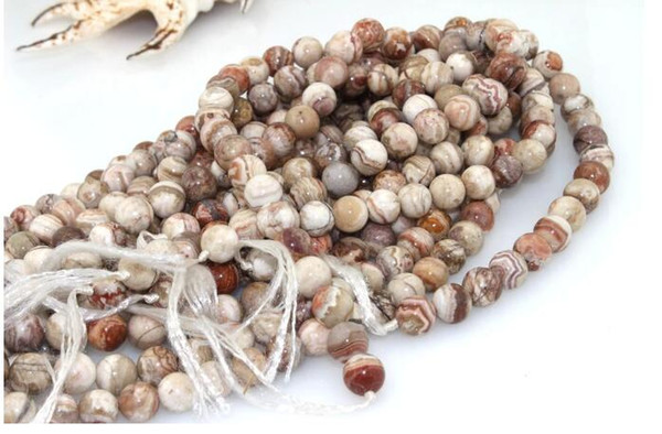 Hot sale Coffee stripes agate beads 8mm Natural stone loose beads beaded DIY jewelry accessories fit necklace bracelet material nice bead