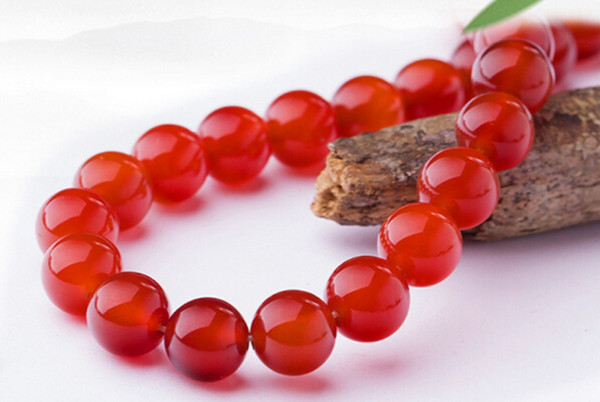 20pcs/lot Red Agate Beads Round 4/6/8/10/12/14/16 mm Natural Stone Beads For Jewelry Making Diy Bracelet Necklace