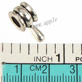 Jewelry Components Charms Beads Pandora Bracelets European DIY 5mm Large Hole Tool Hammer Antic Silver Metal 16*7mm For Crafts Making 100pcs