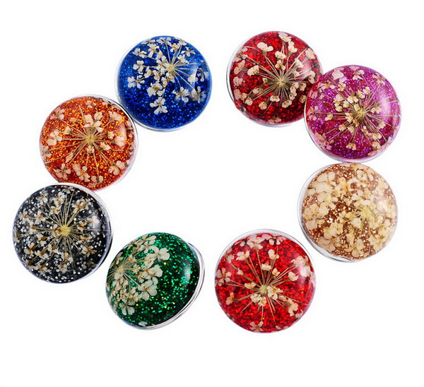 NOOSA personality 18mm glass noosa Interchangeable Snap Buttons DIY Jewelry Accessory Ginger Snap Jewelry 8 colors