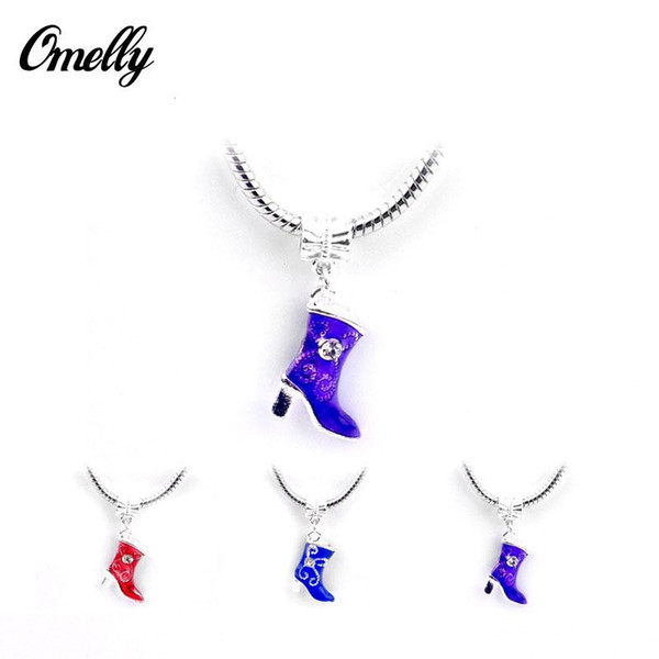 New Style Boot Pandora Charm Pendant Original Loose Beads Charms DIY Jewelry Fit Pandora Bracelet Wholesale in Bulk