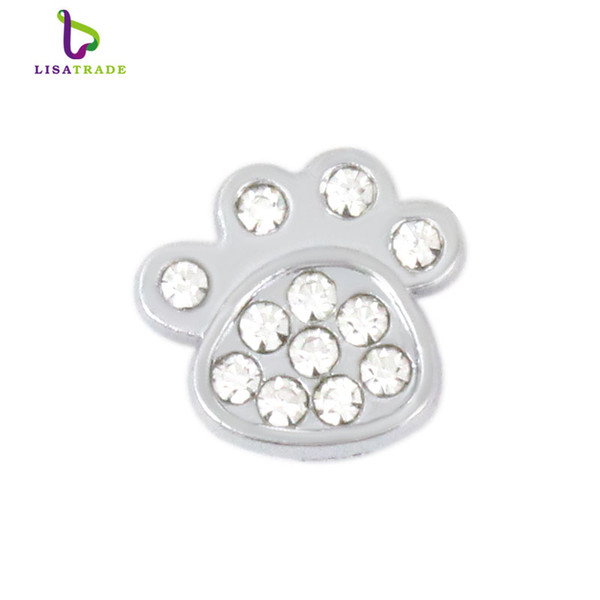 10PCS! 8MM Silver Rhinestone Slide Charms Fit for 8mm Wristband bracelet/ Belt/ Pet collar (10 styles can choose) LSSC81-173*10