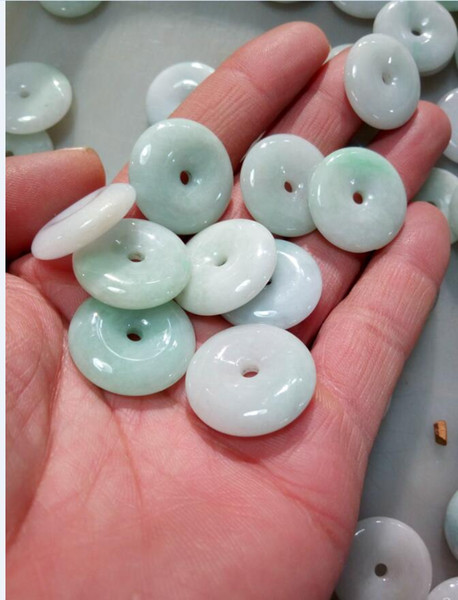 Myanmar jadeite jade A goods safe diameter 24 mm free shipping B2