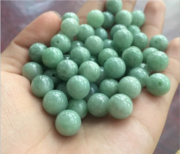 20pcs(8MM )Natural Jade Burmese Jade green jade beads bead DIY bracelet necklace Burmese Jade Loose Beads Jewelry Free Shopping! apple626