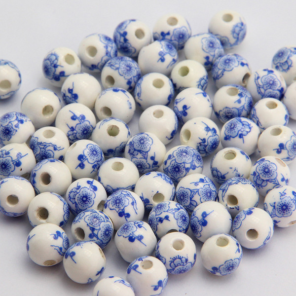 Good Quality Ceramic Beads Handmade Materials DIY Jewelry Making Bracelet Accessories Ceramic Loose Bead Wholesale 8 10 12 14mm